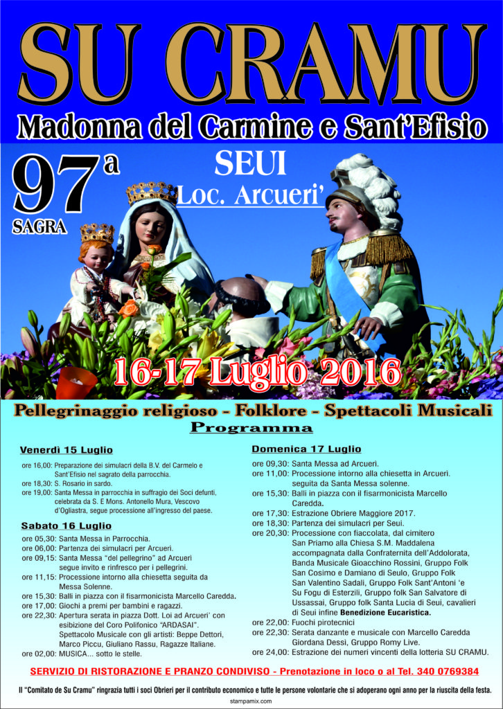 SEUI MADONNA DEL CARMELO 2016